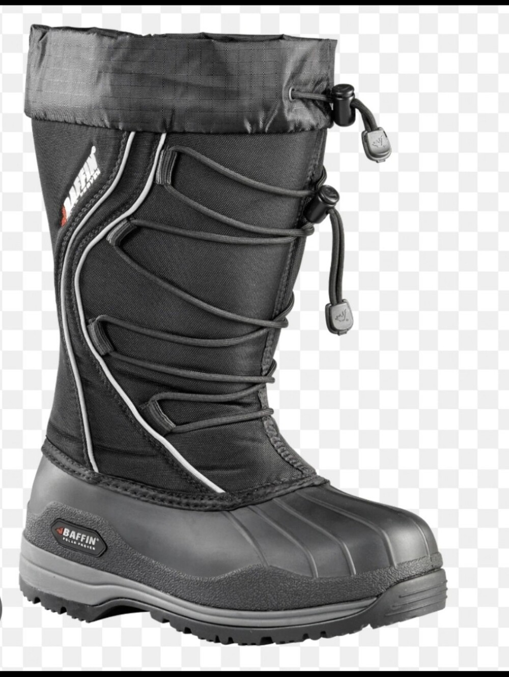 Baffin Waterproof Winter boots,Black/Gray,MADE IN CANADA! Men's 12